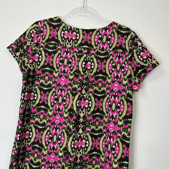 Jude Connally Jude Cloth Dress Womens Size Medium Pink Print Nylon - Picture 9 of 9